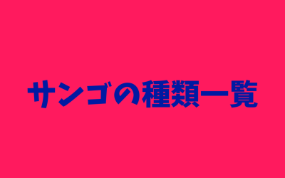 【サンゴ水槽】サンゴの種類一覧を覚えよう！