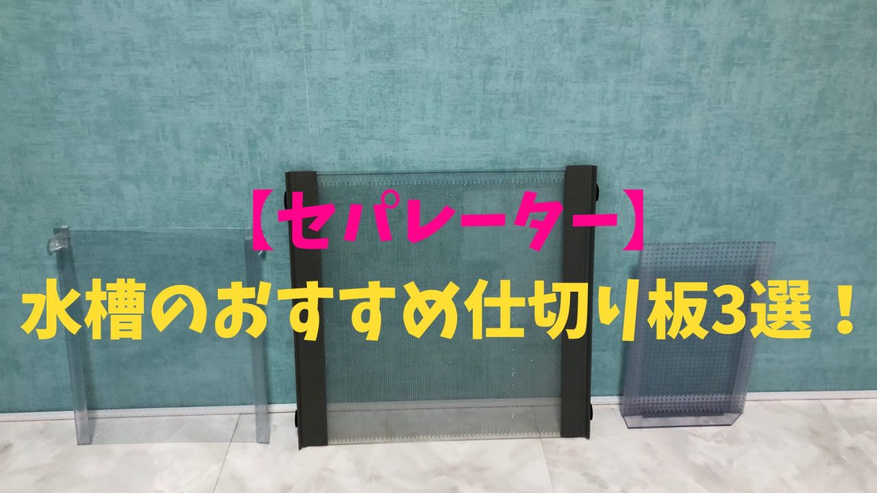 セパレーター】水槽のおすすめ仕切り板3選！ – マリブ 水槽 