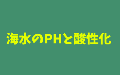 海水のPHと酸性化